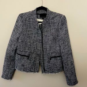 Banana Republic Raw Edge Tweed Moto Jacket Blazer. MOVING SALE!! OBO!